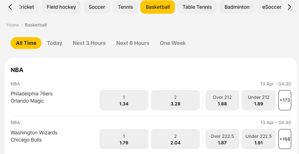 10Cric Basket ball